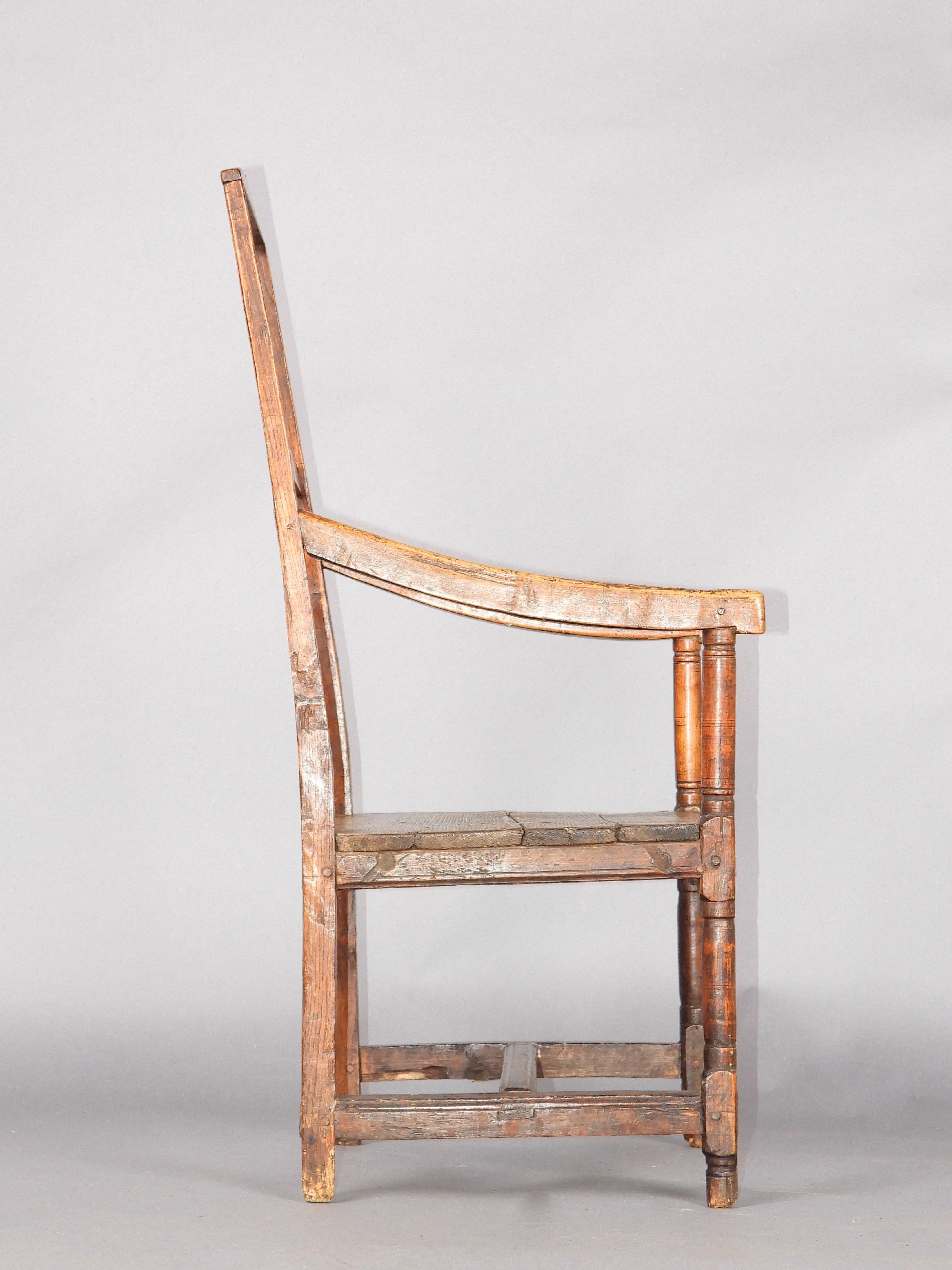 Schweizer Alp-Sessel (Holz) im Angebot