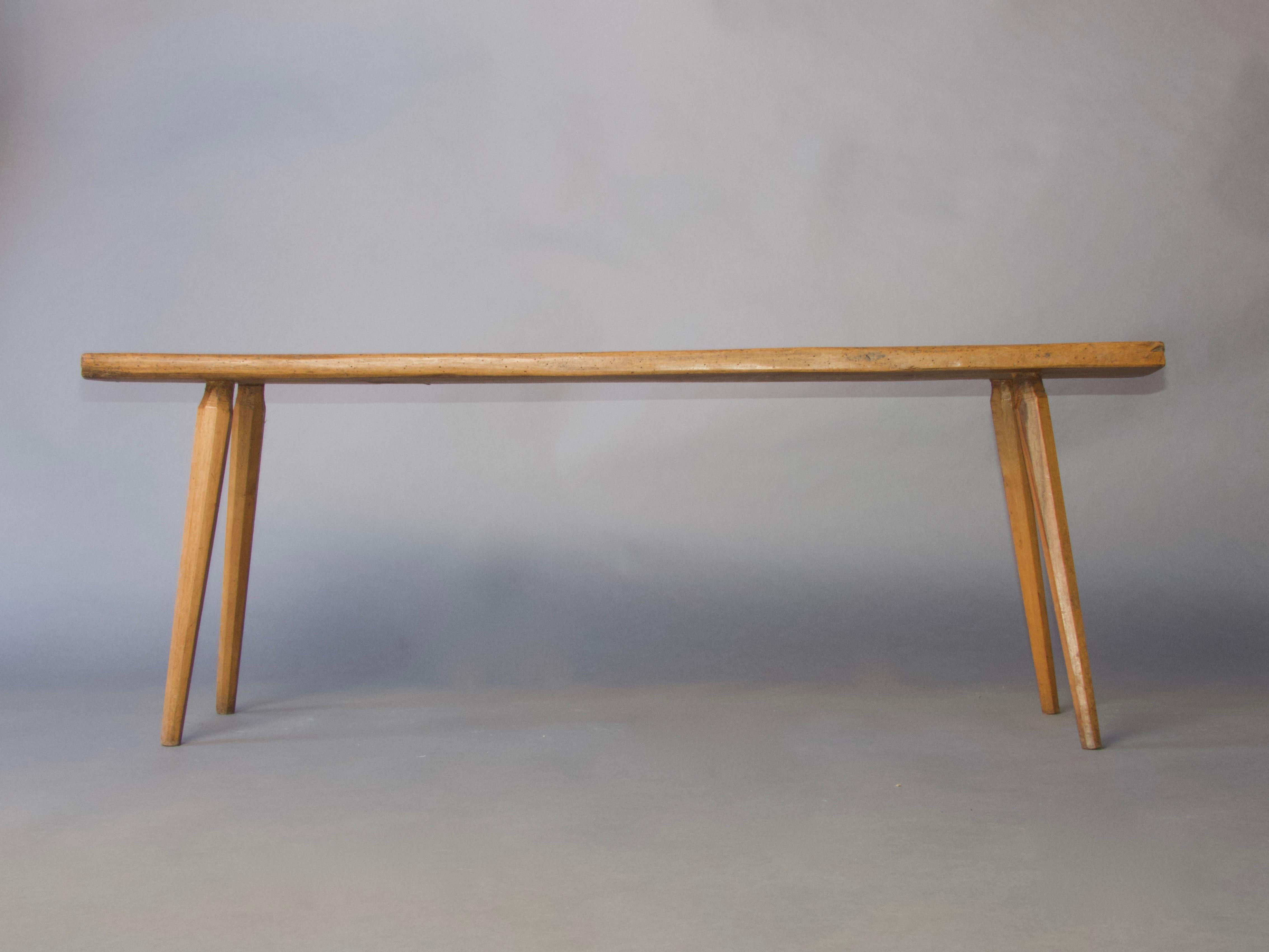 19th Century Swiss alp bench For Sale