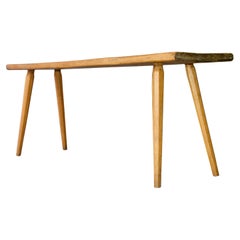 Antique Swiss alp bench