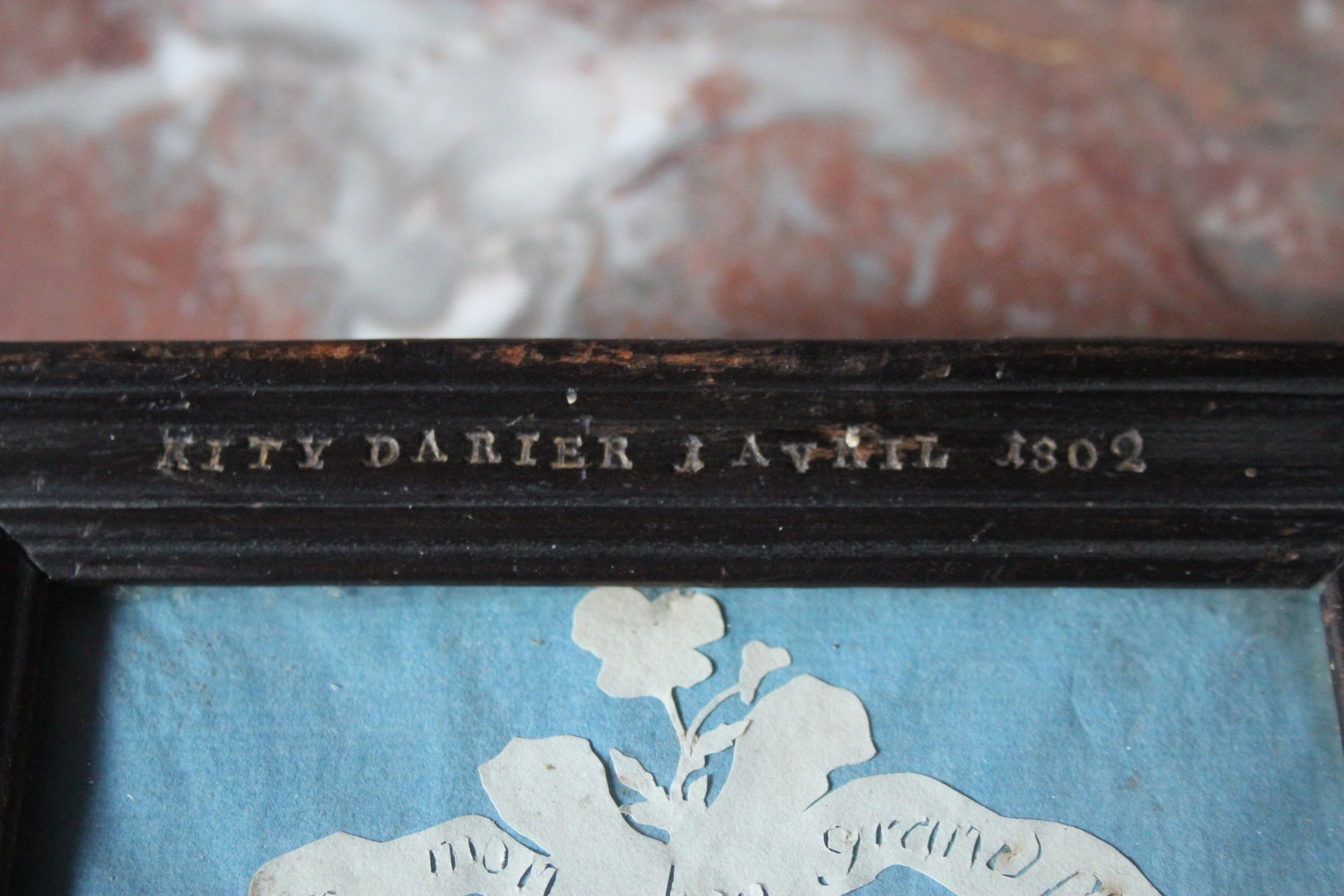 Early 19th Century Swiss Alp Cutting Paper