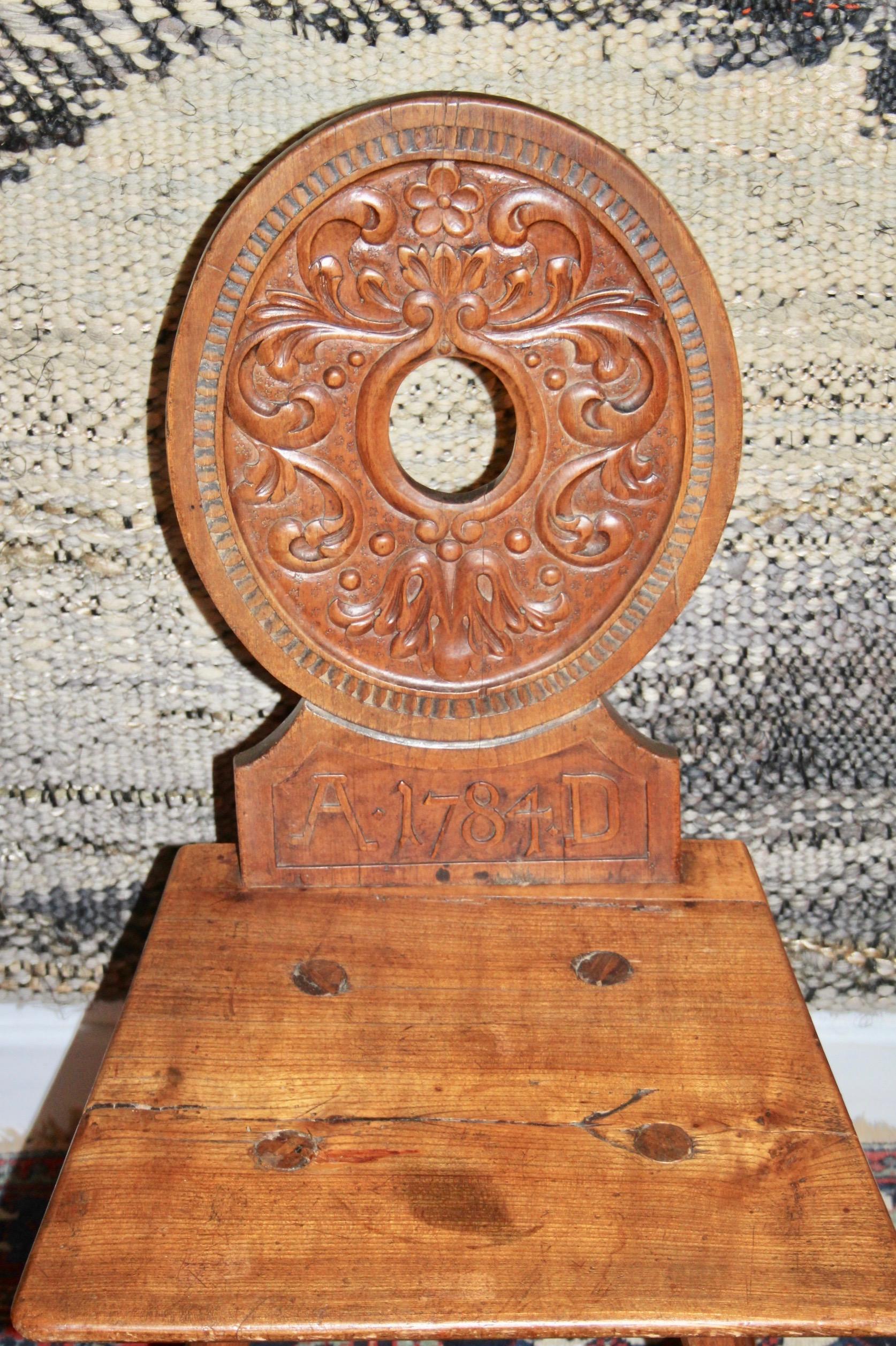 Suisse escabelle suisse AD 1784 B35 en vente
