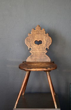 Swiss Alp Dated 1793 from Saanen Village