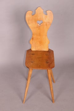 Swiss Alp , folk art , Escabelle