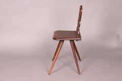 Swiss Alp, folk art , Escabelle