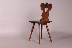 Swiss alp , folk art , escabelle