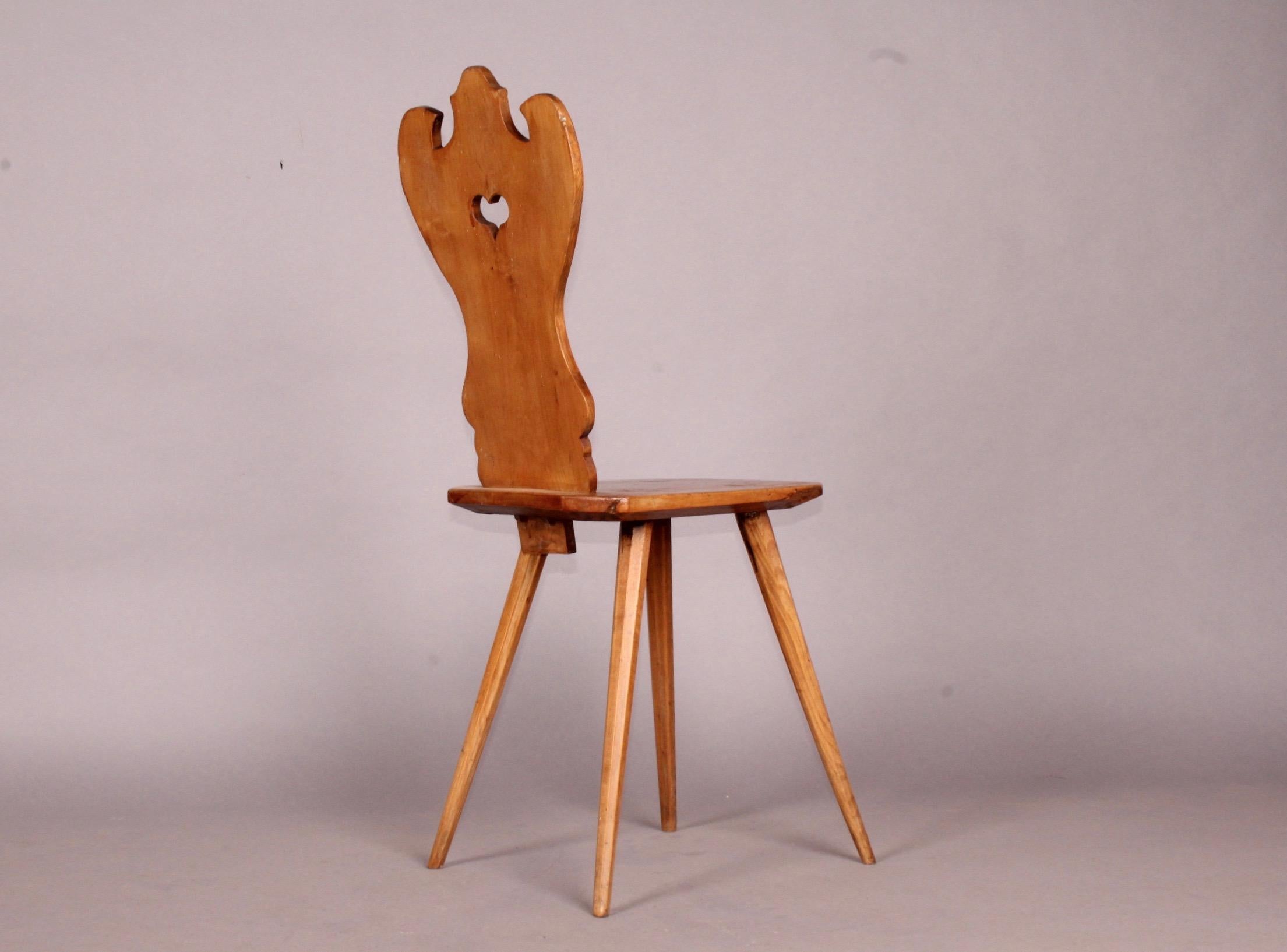Alpe suisse:: art populaire:: Escabelle en vente 2