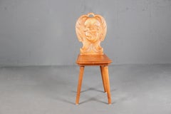 Swiss Alp, folk art  Face Escabelle