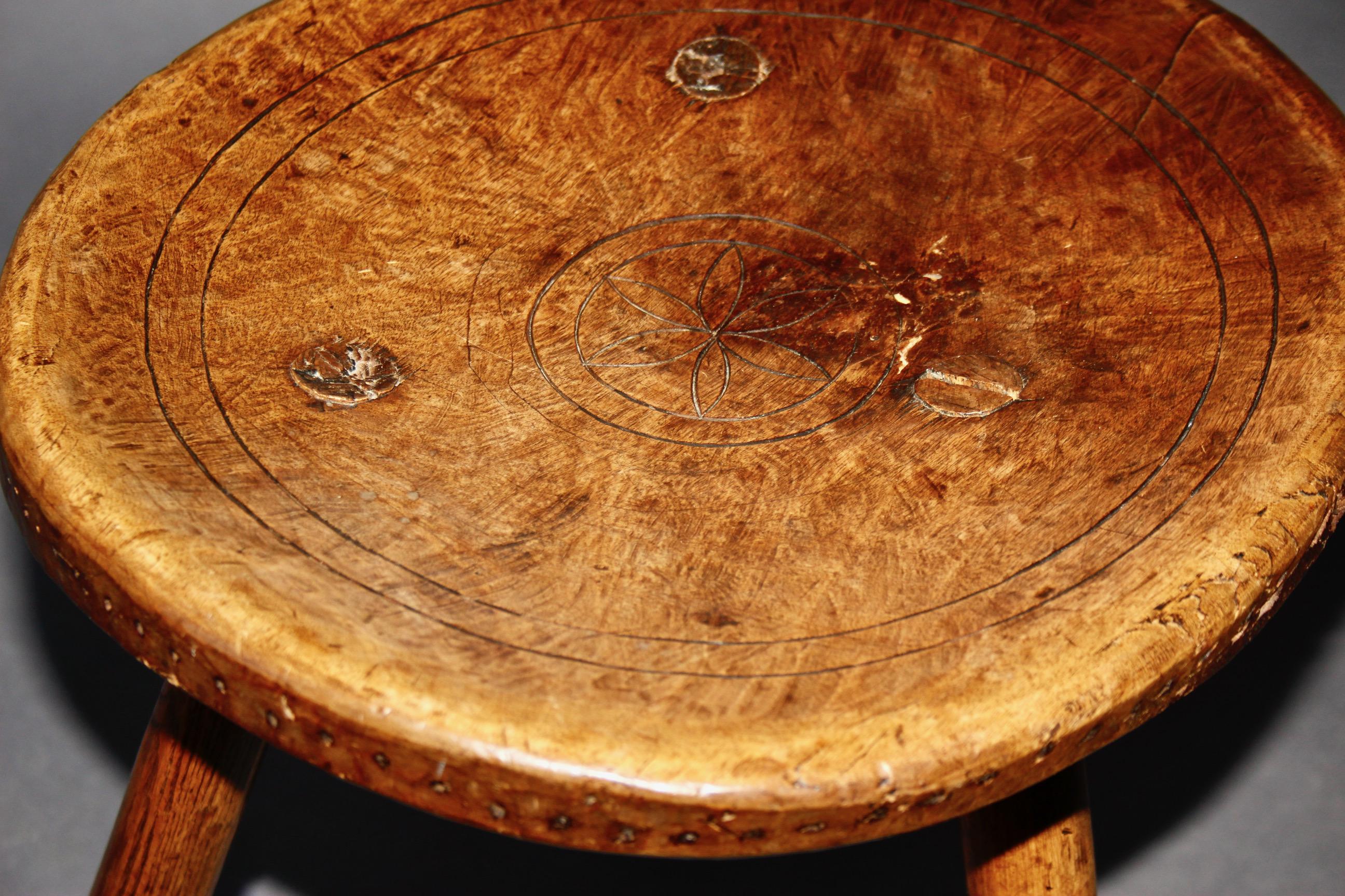Fauteuil d'art populaire suisse du village de Verbier Wallis Bon état - En vente à grand Lancy, CH