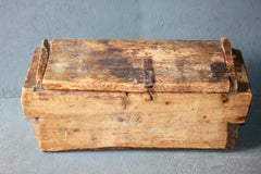 Swiss alp folk art trunk