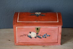 Swiss alp painted box