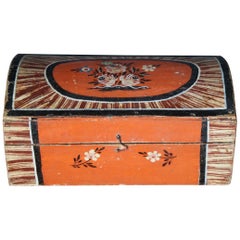 Swiss alp painted box