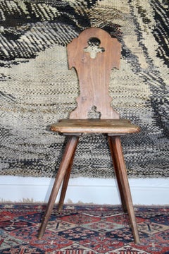 Swiss alp painted escabelle B 3
