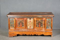 Tronco de pino pintado alpino suizo