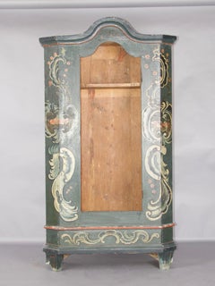 Swiss alp painted wardrobe dated 1760