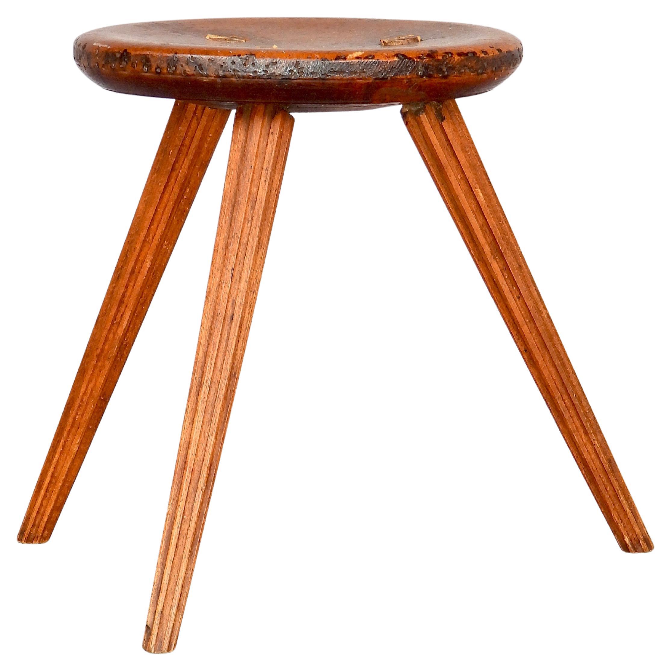 Swiss alp tripode stool