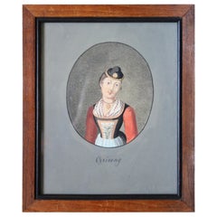 Swiss alp watercolor " Grisong "