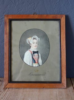 Swiss alp watercolor " Schwarrwald " from Basel region