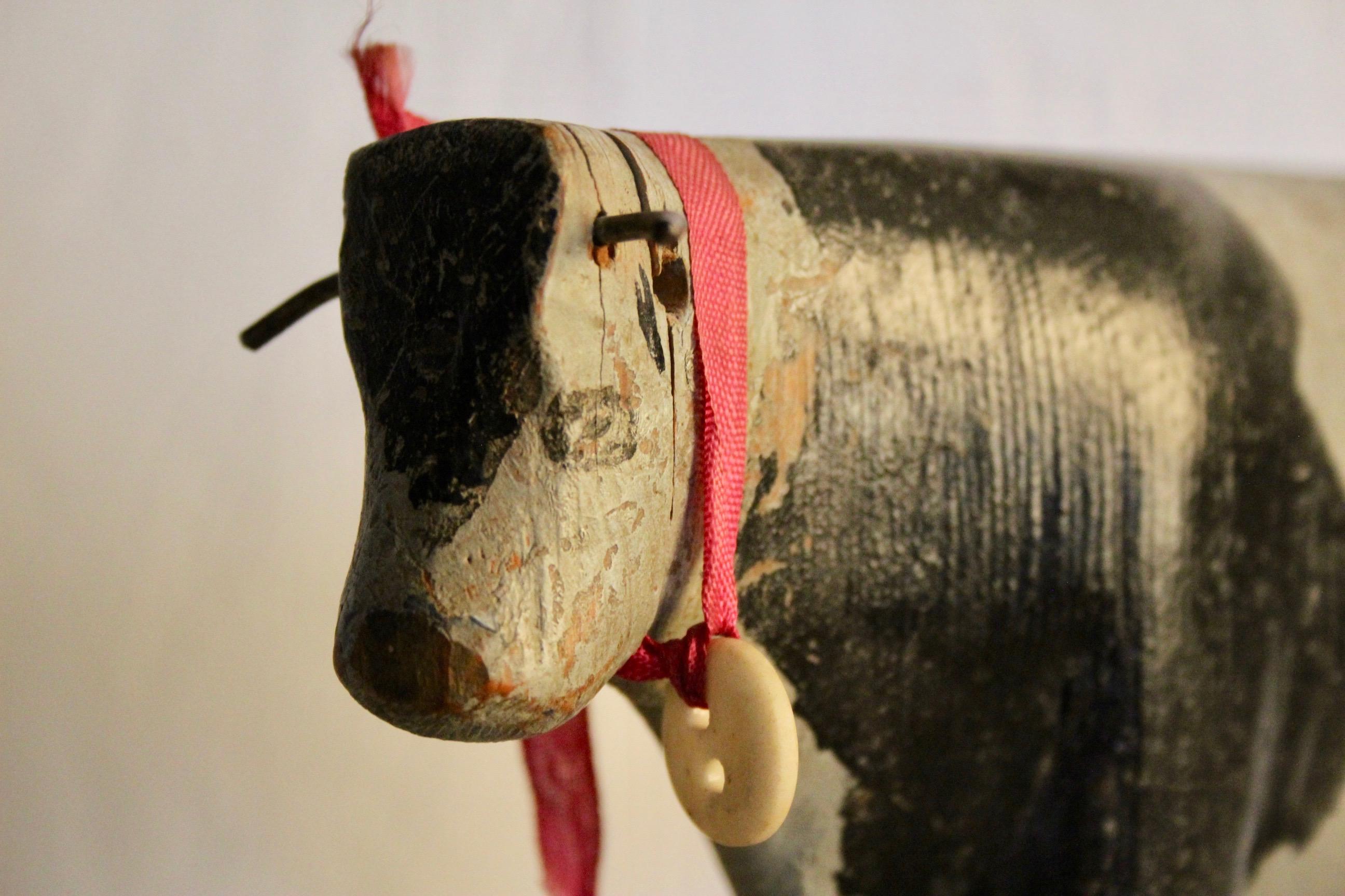 Swiss alp wood cows toys circa 1930 4