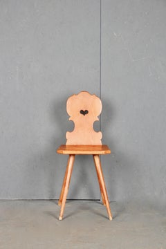 Swiss Alpine Folk Art ESCABELLE from Bulle Village A 24