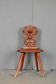 Swiss Alpine Folk Art ESCABELLE from Interlaken Village A28