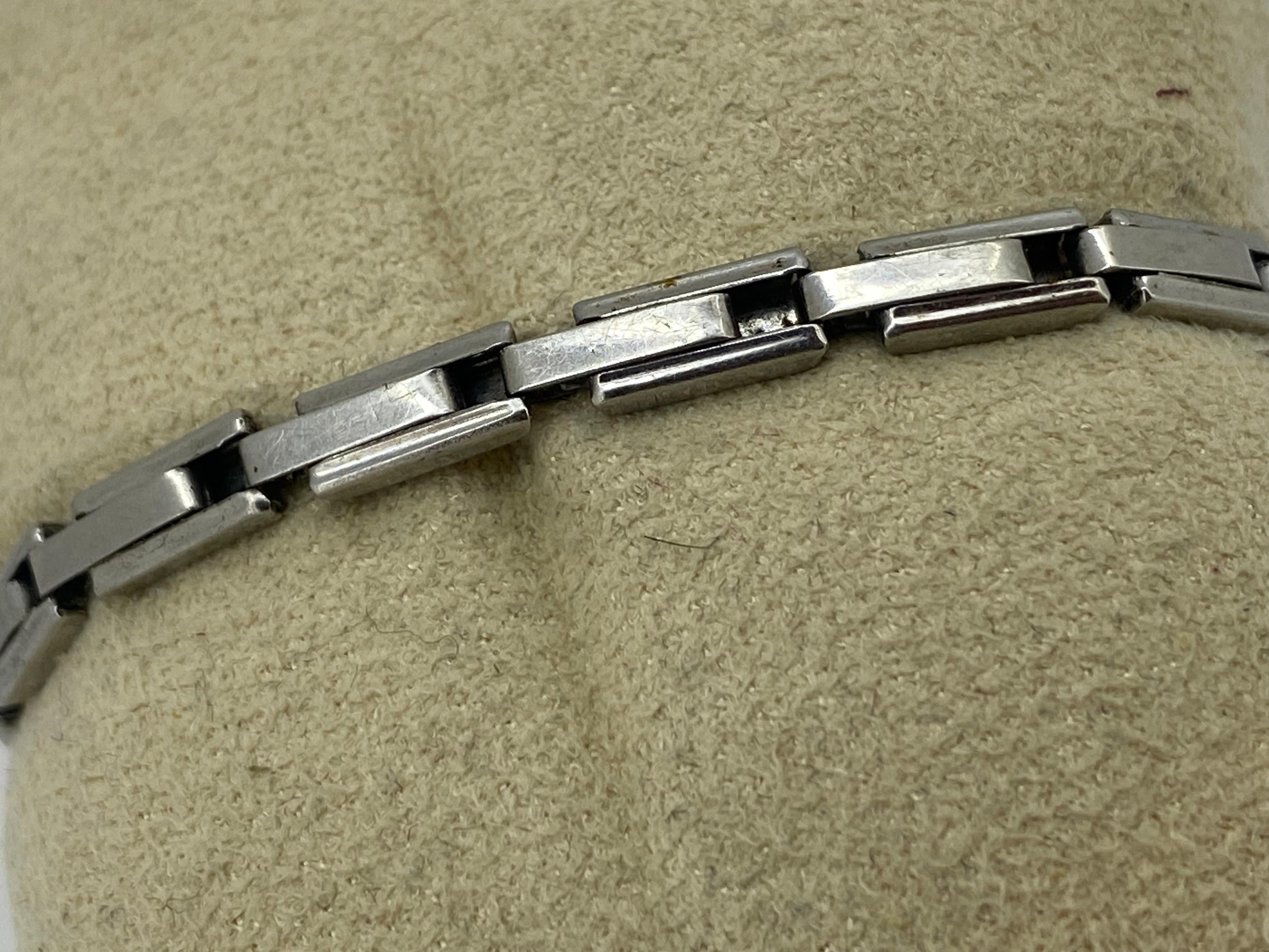Swiss Ancre 15 Rubis Manual Rectangle Retro c1950's Ladies' Cocktail Watch In Excellent Condition For Sale In MELBOURNE, AU