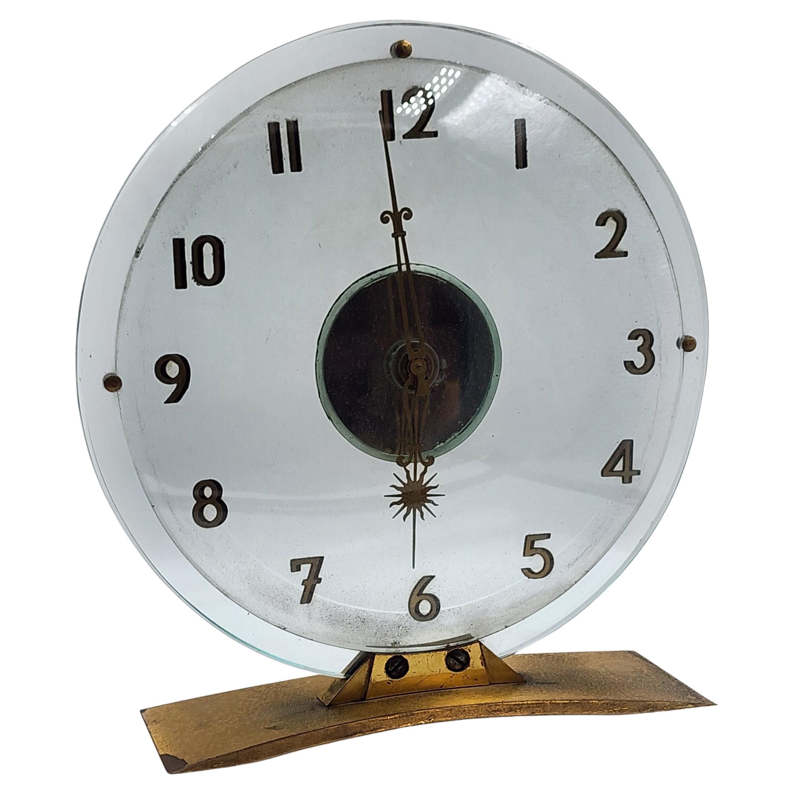 Swiss Art Deco table clock from the 1930s