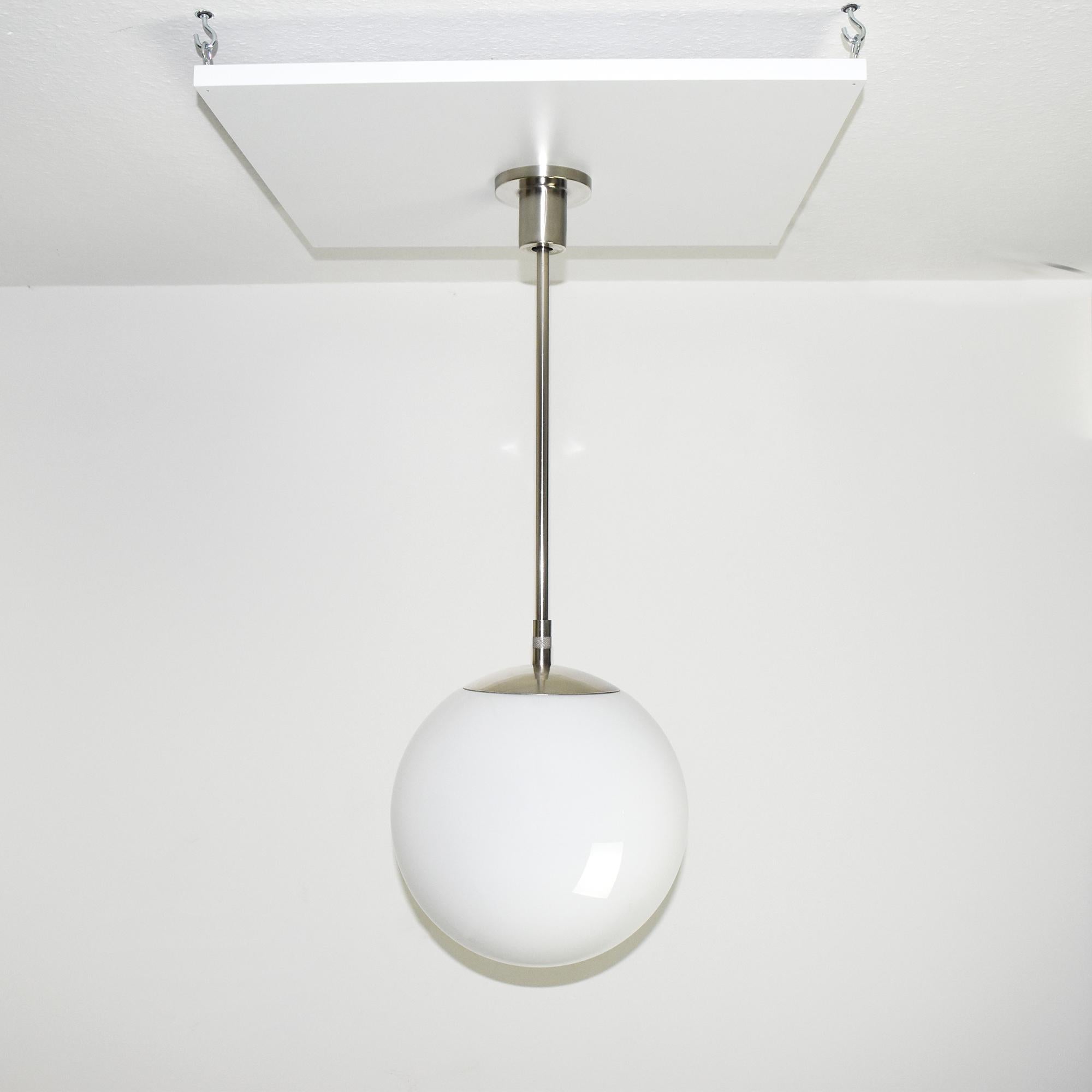 Swiss Bauhaus Pendant Lamp by BAG Turgi - Elegant Design & Functionality For Sale 6