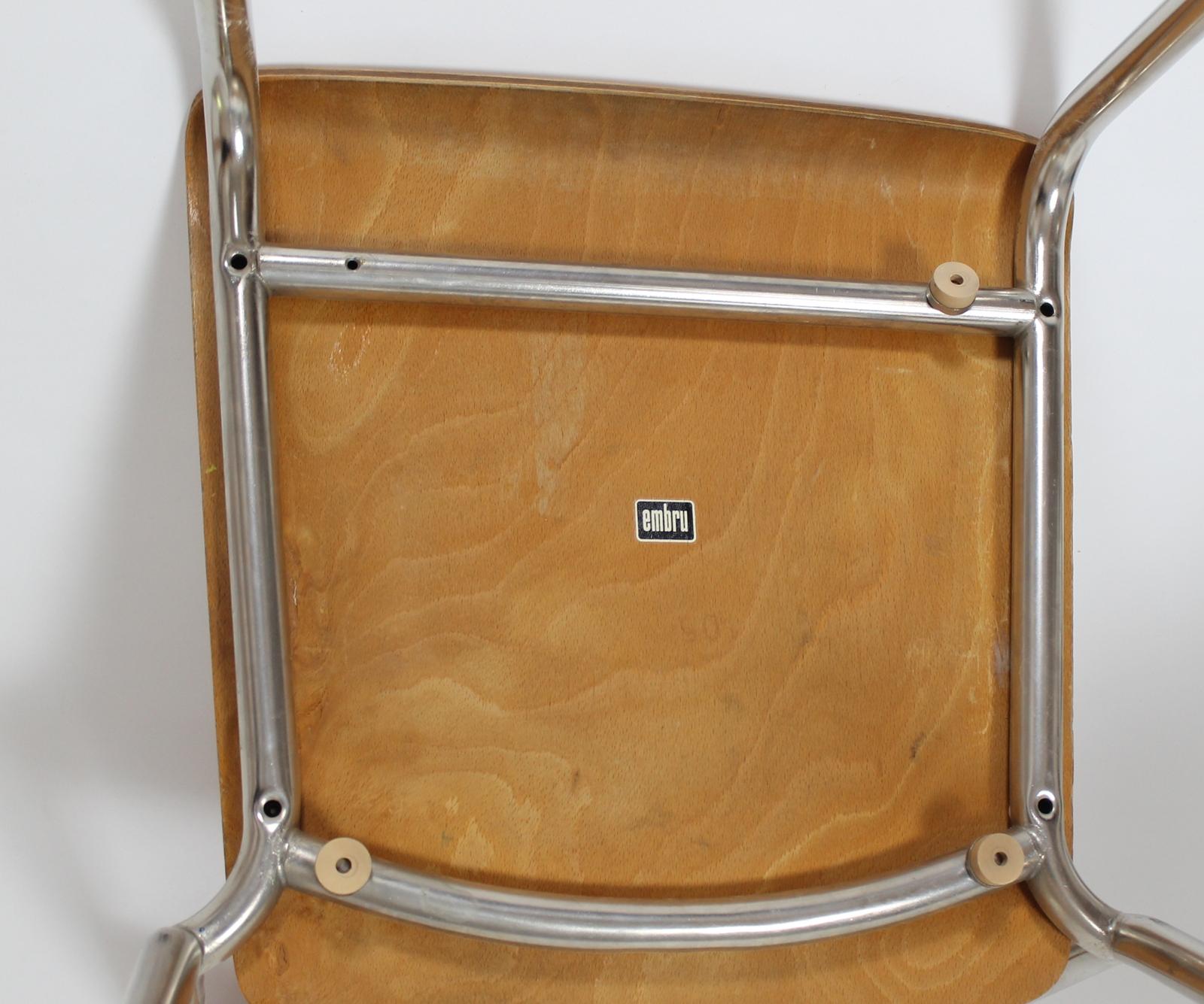 Swiss Bauhaus Tubular chairs by Gustav Hassenpflug for Embru Werke 1934 7