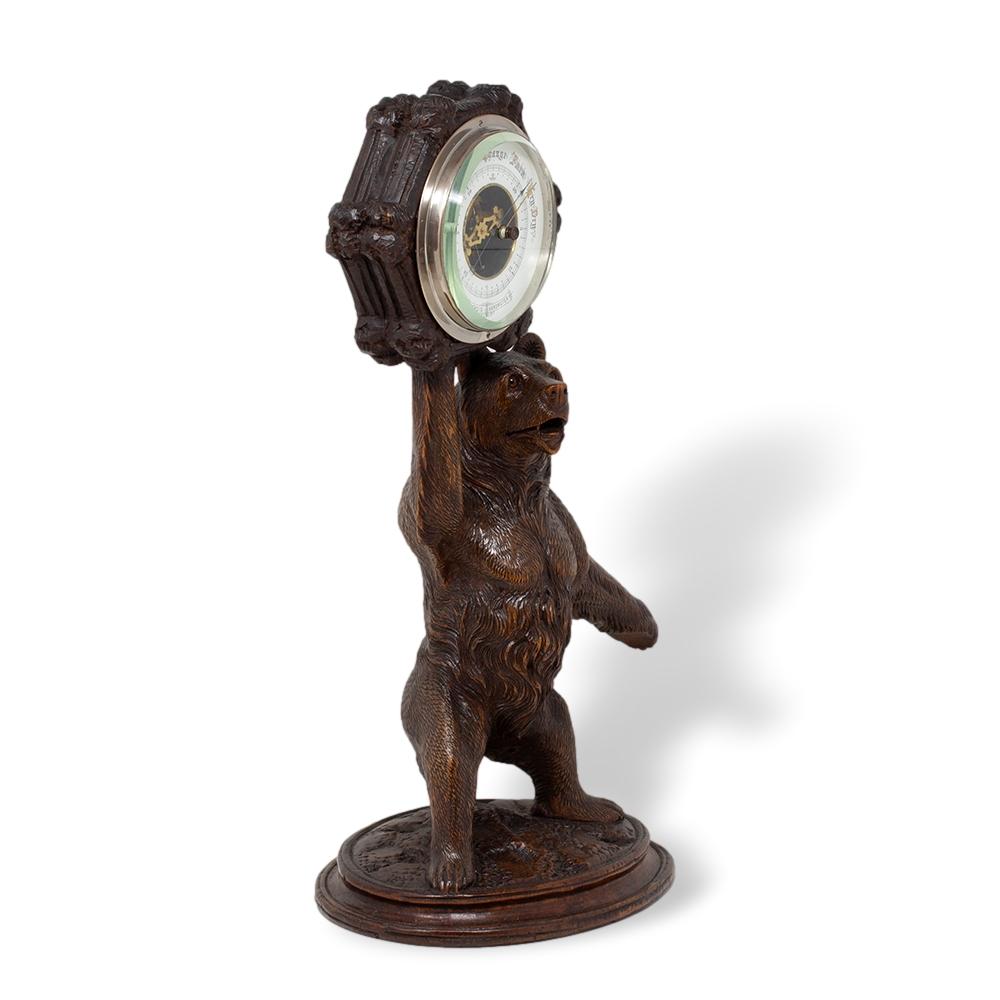 Swiss Black Forest Bear Barometer For Sale 1