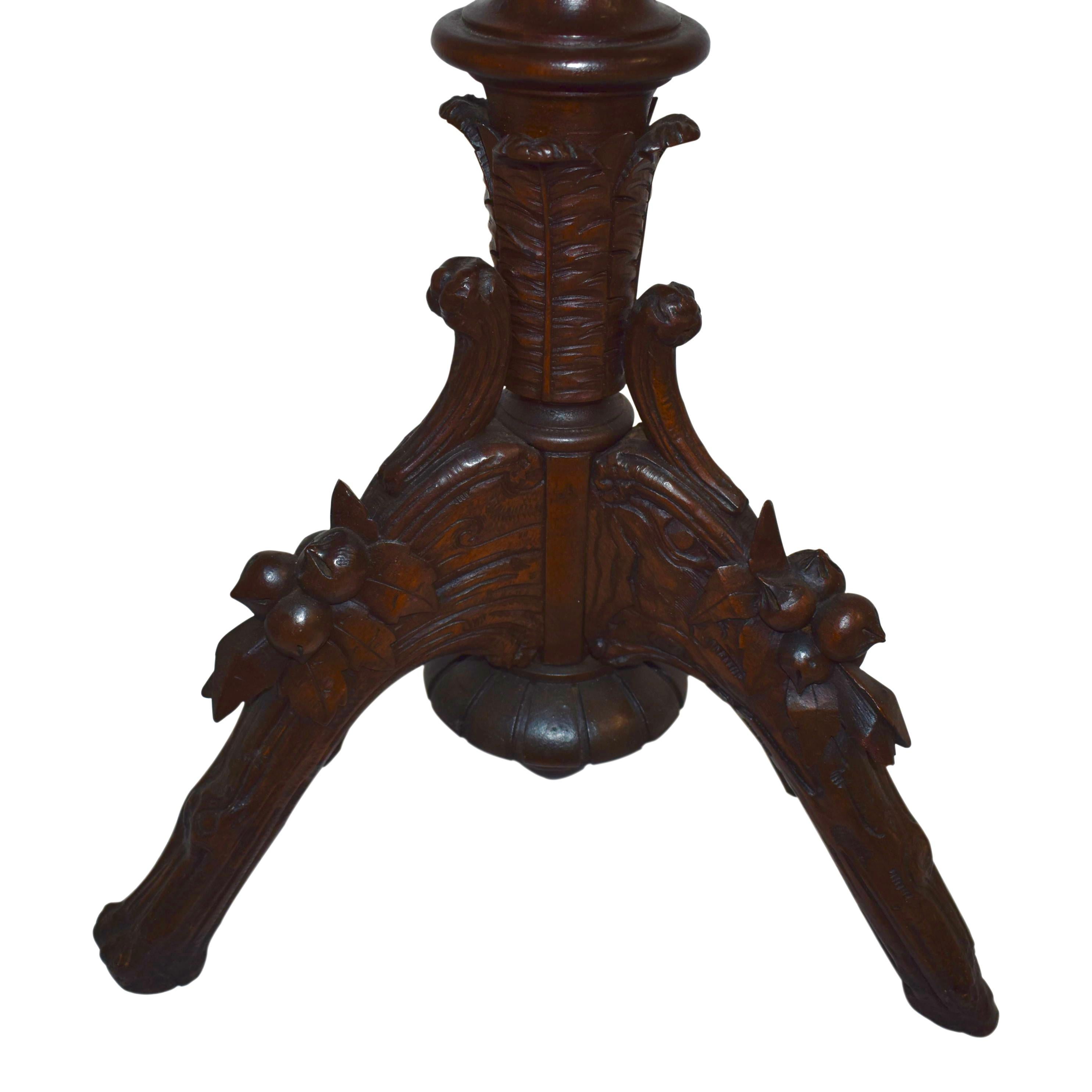Swiss Black Forest Carved Wooden Planter Box / Jardinière, circa 1895 For Sale 5