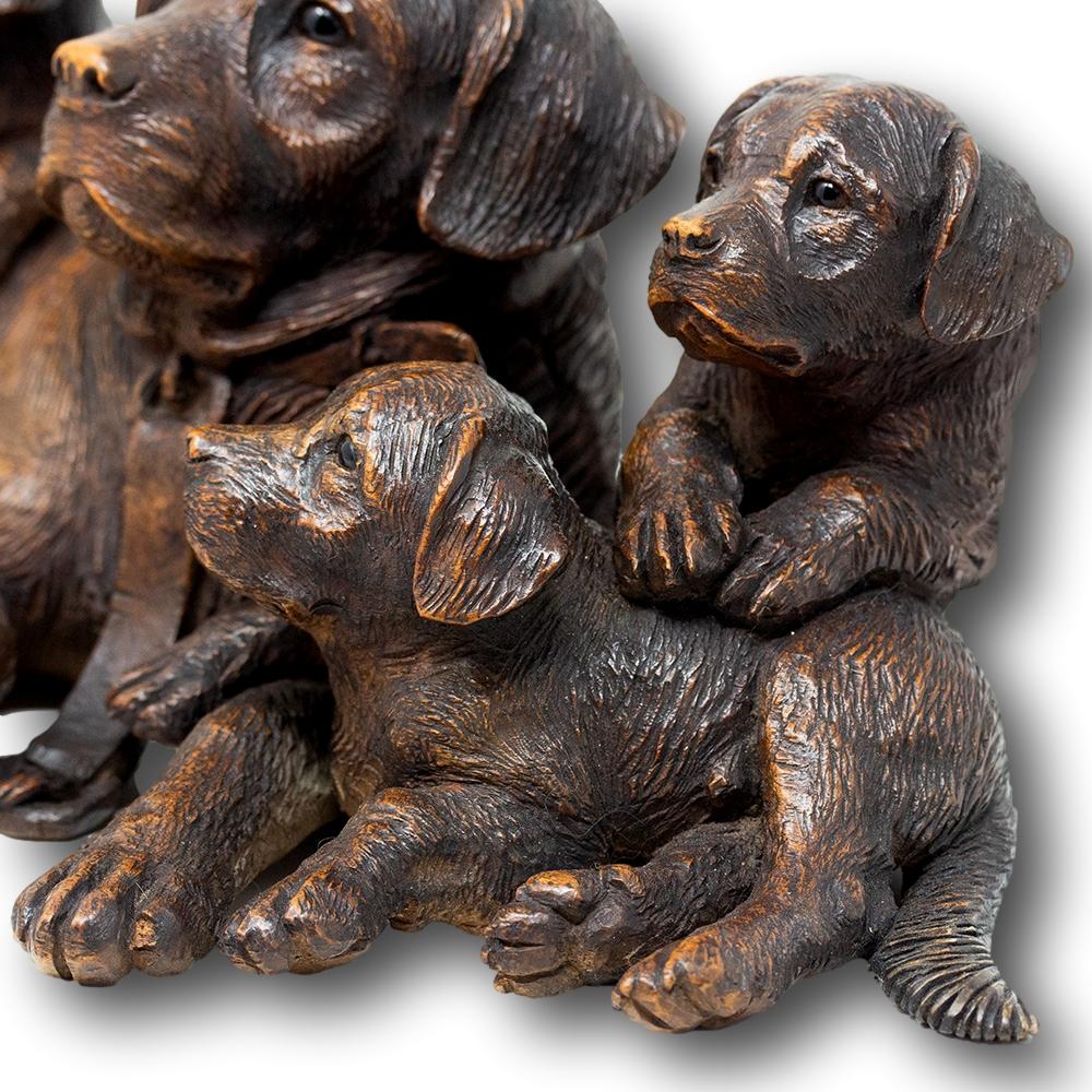 Swiss Black Forest Dog Group Walter Mader (attributed) For Sale 1