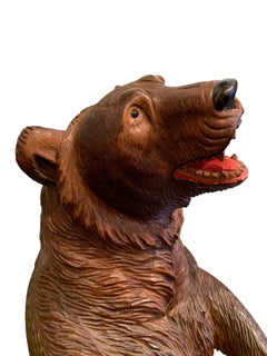 Swiss Black Forest Standing Bear