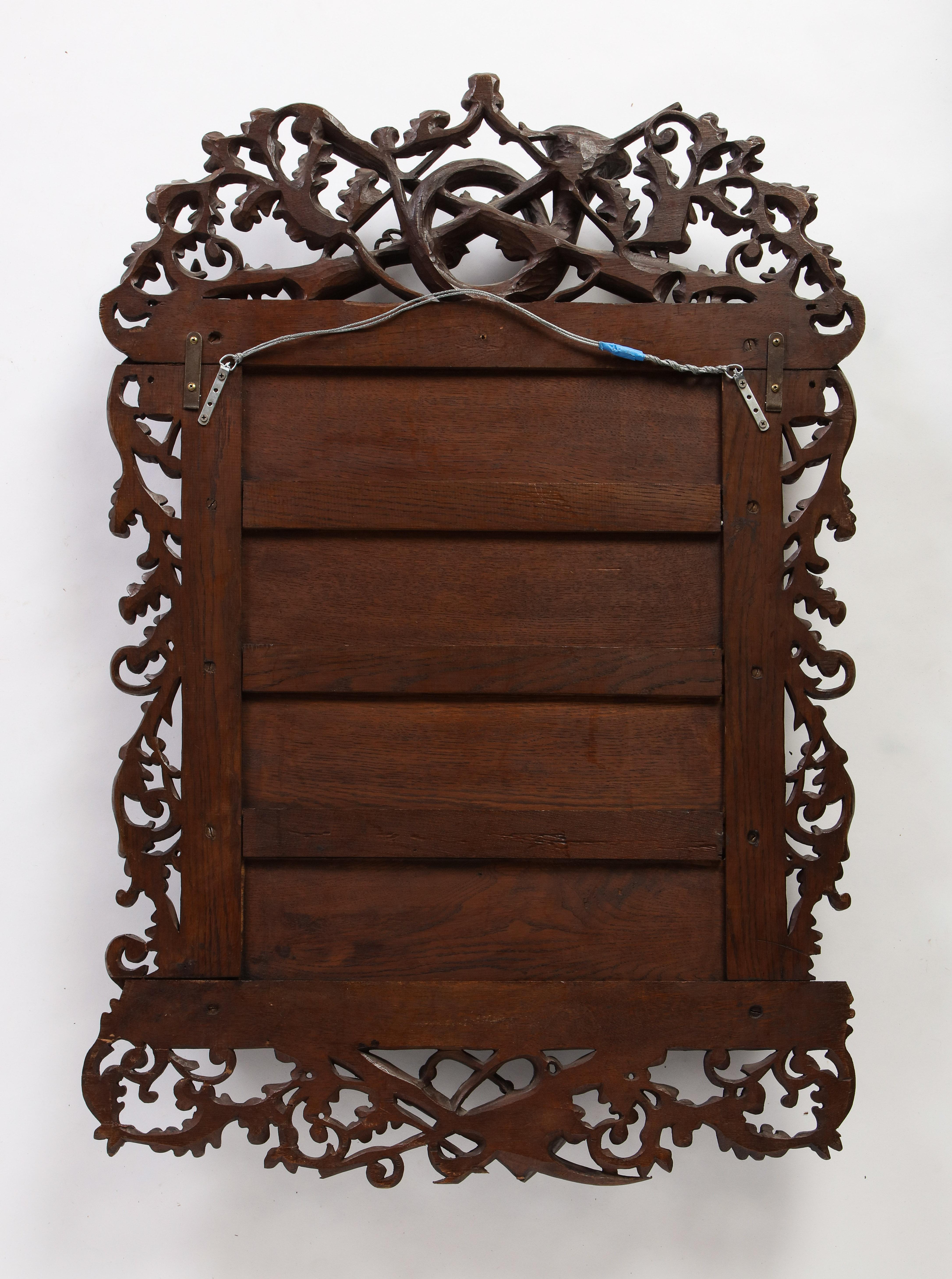 Swiss 'Black Forest' Wall-Mounted Stick Stand, Mid-20th Century 15