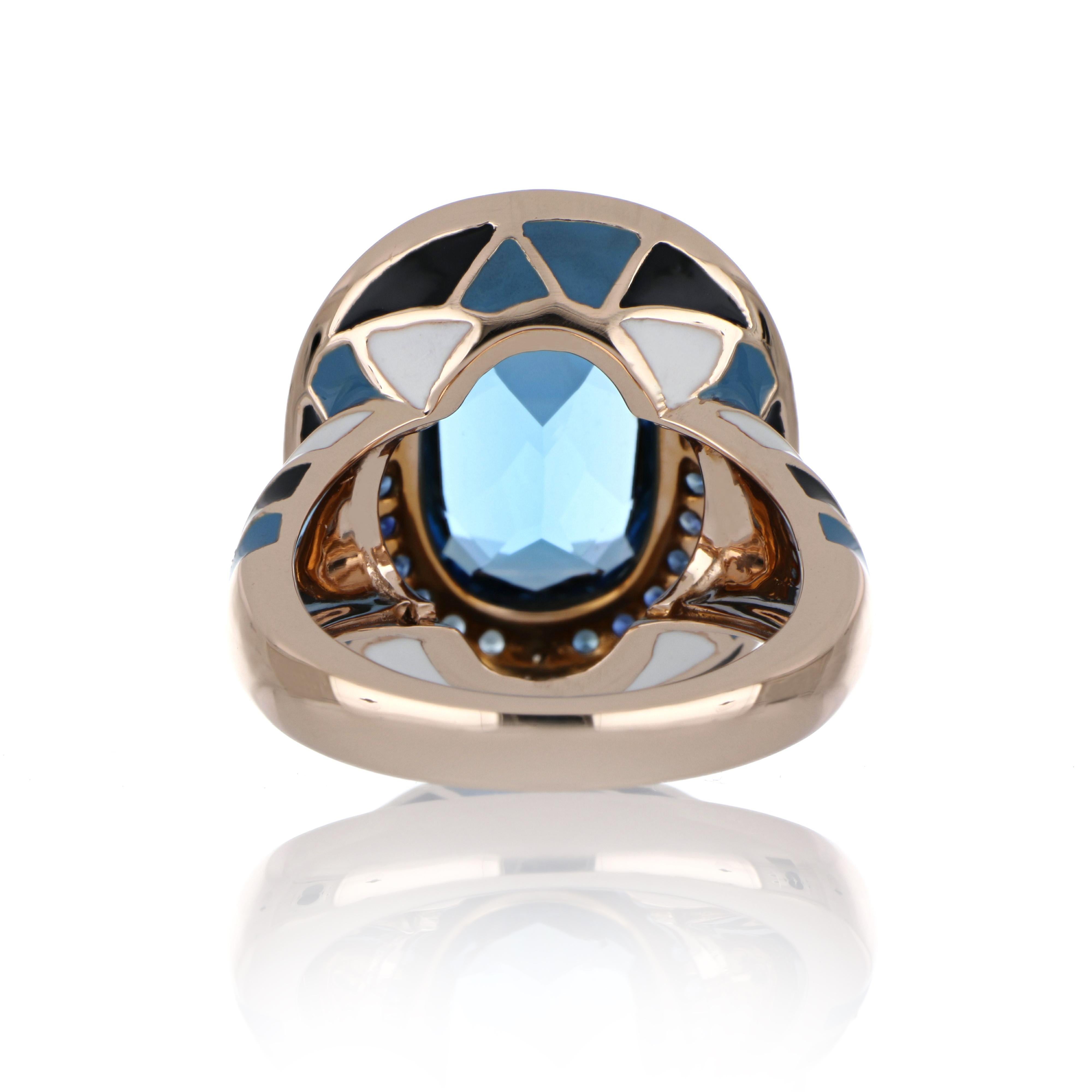 sapphire topaz ring