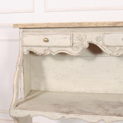 Schweizer Schnitzerei Kiefer lackiert Serviertheke/Sideboard