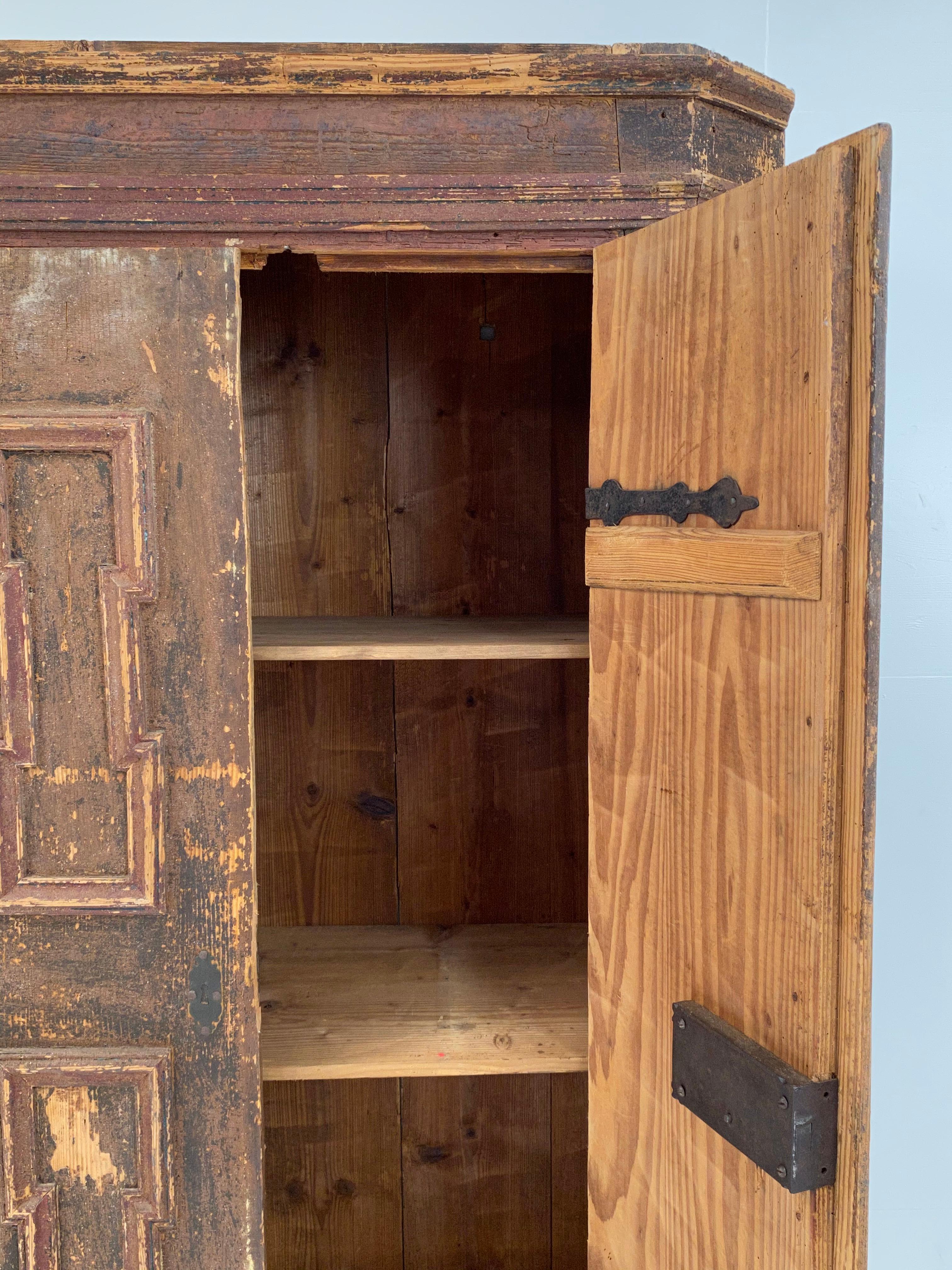Swiss Cupboard, Patinated For Sale 4