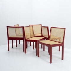 Swiss Design Bank Stühle, or Bench Chairs by Willy Guhl, Set of six, 1960s