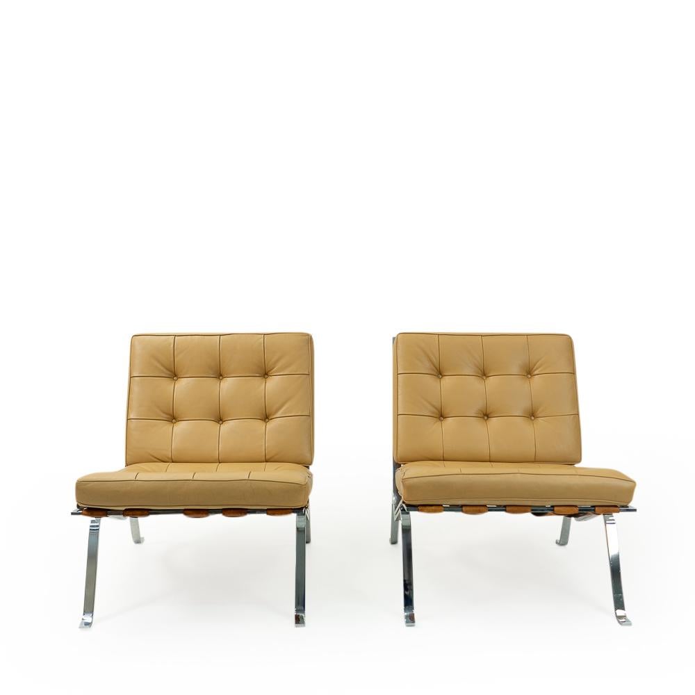 Swiss De Sede RH-301 Lounge Chairs by Robert Haussmann, 1960s, Set No 1 In Good Condition In Renens, CH