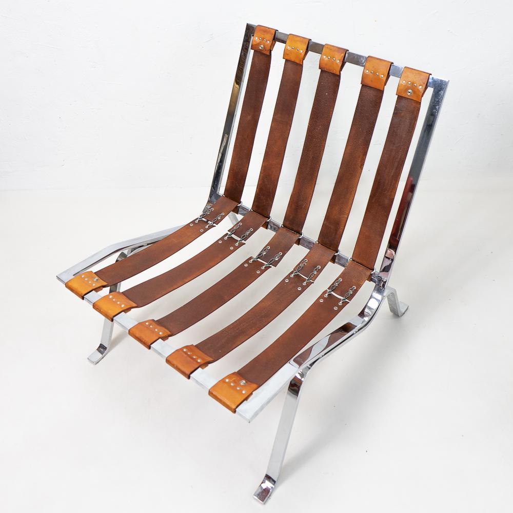 Metal Swiss De Sede RH-301 Lounge Chairs by Robert Haussmann, 1960s, Set No 1