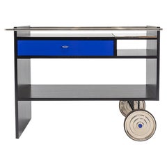 Chariot de service UPW classique de design suisse, conçu par Ulrich P. Wieser pour WB-Form