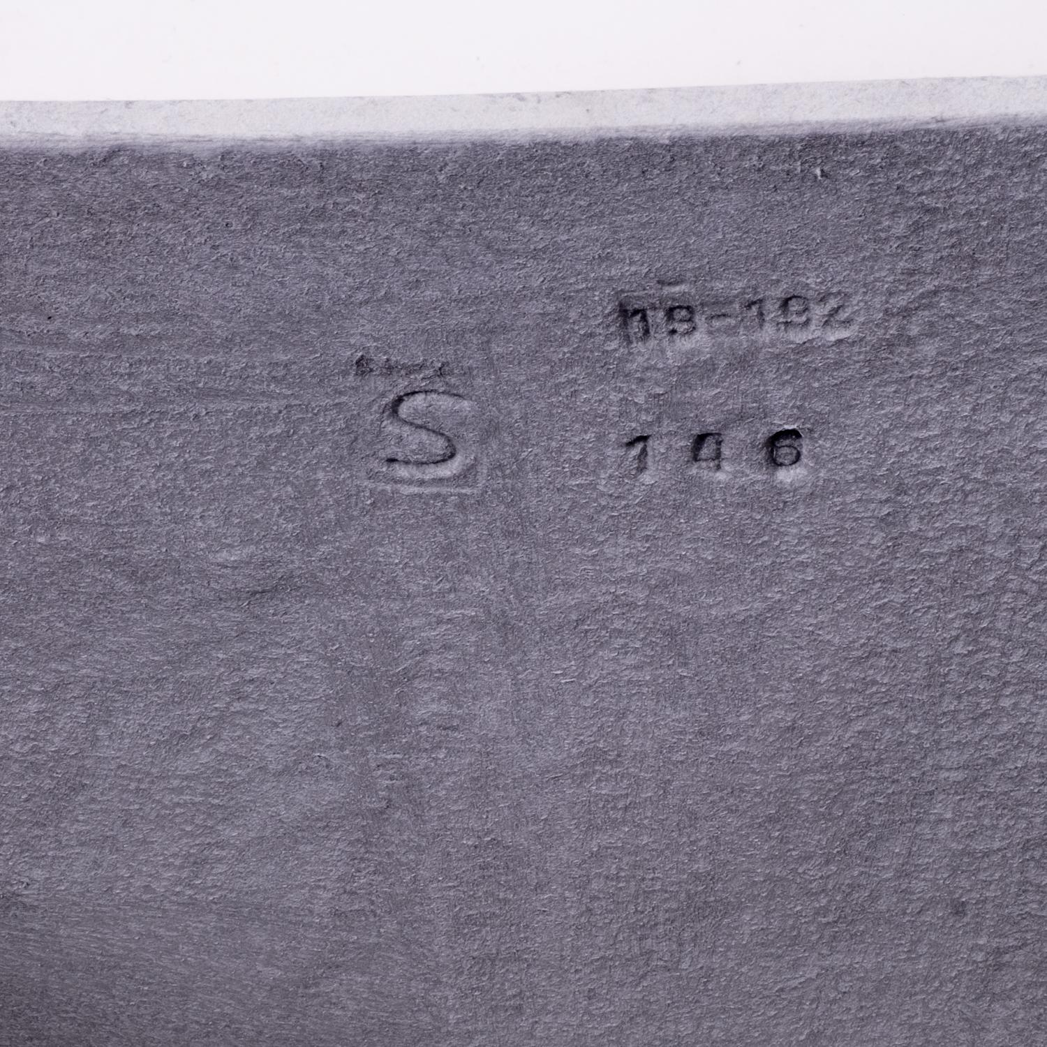 European Swiss Design Eternit Concrete Stool by Ludwig Walser, Special Edition For Sale