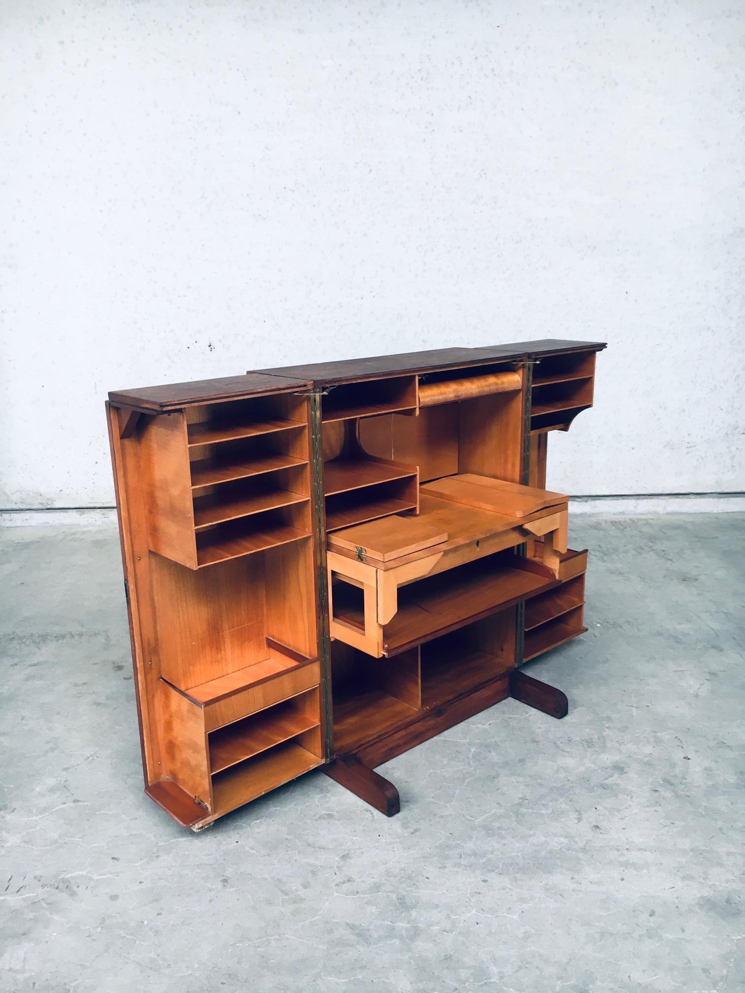 Mid-20th Century Swiss Design Magic Box Desk by Mummenthaler & Meier, Switzerland, 1960's