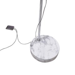 Swiss Design Marble Base Floor Lamp, Baltensweiler, 1970s