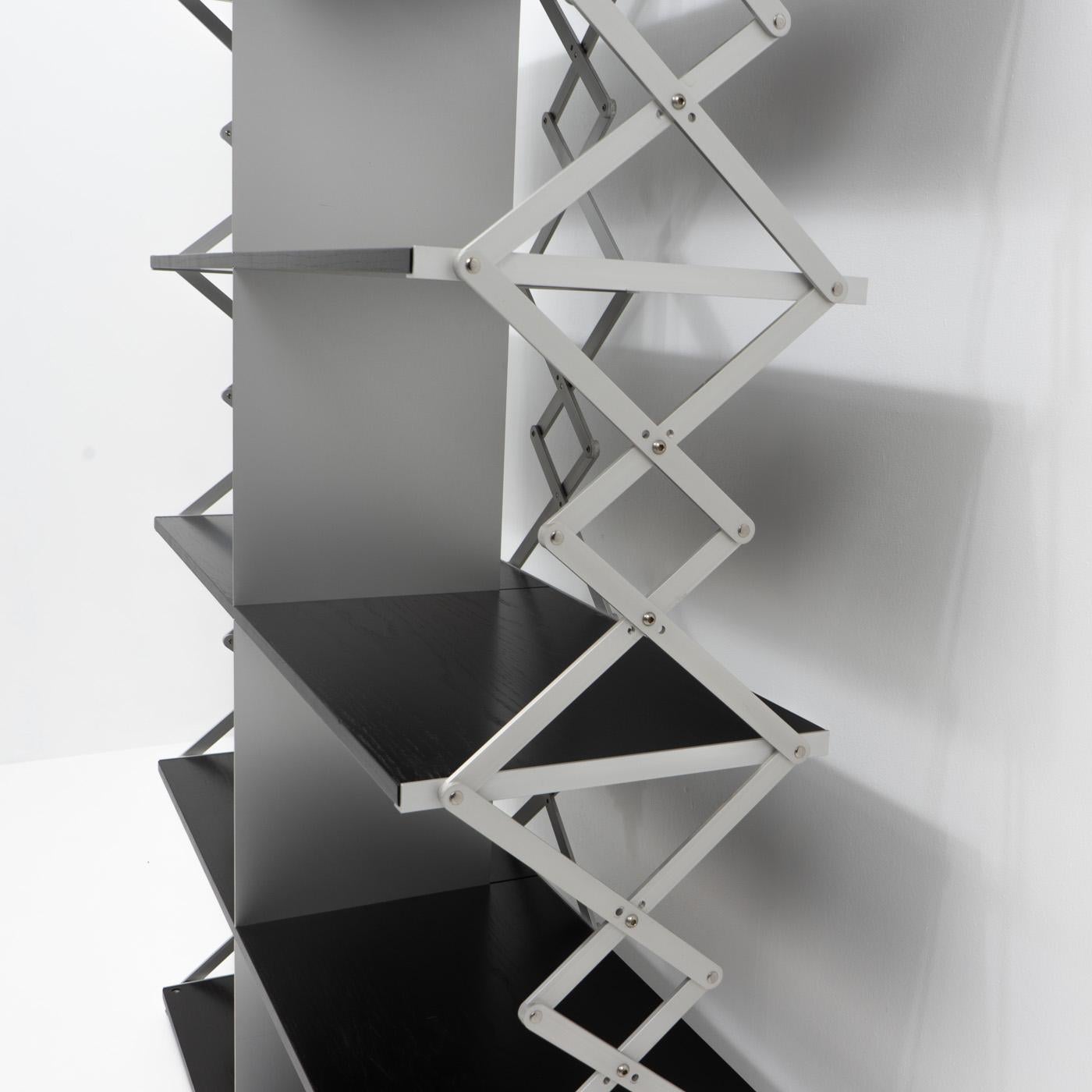 Alluminio Design svizzero - Mobili Thut, Scaffali a forbice - Svizzera anni 2000 in vendita
