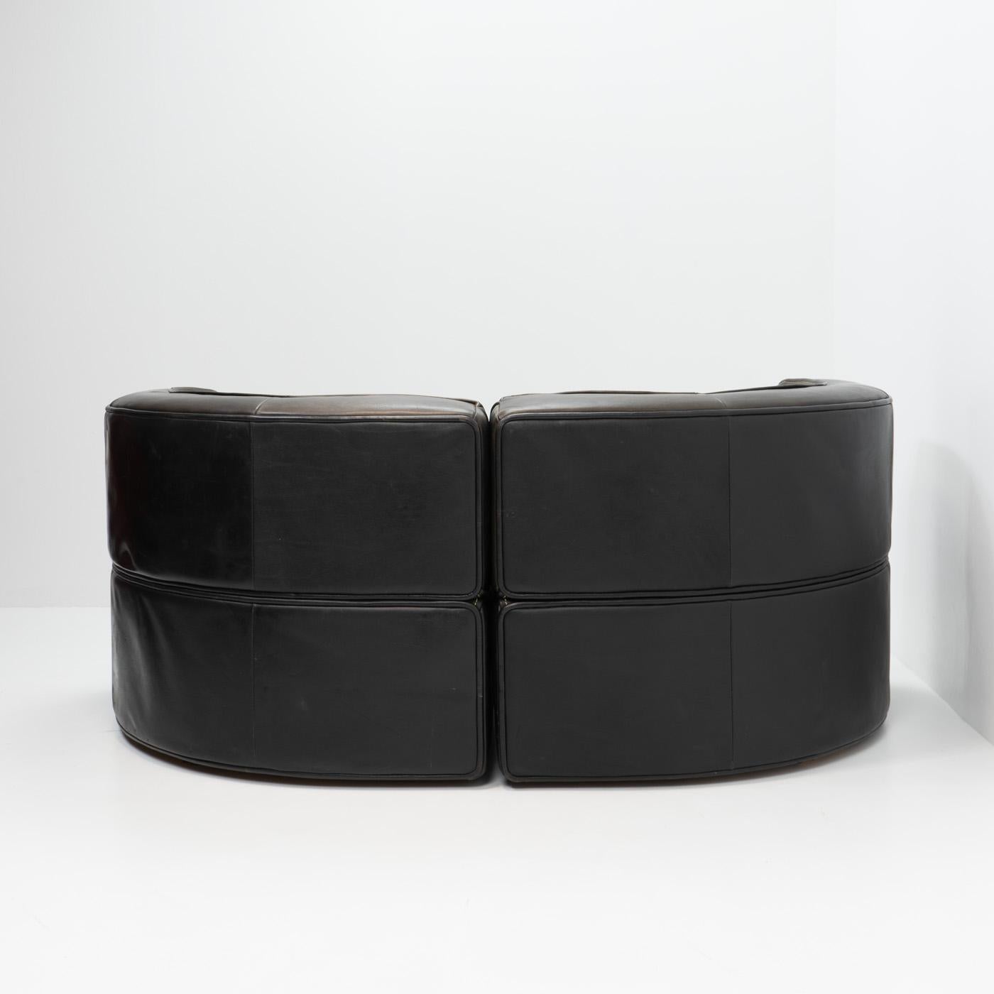 Swiss Design Vintage De Sede DS-15 Settee, 1970s For Sale 4