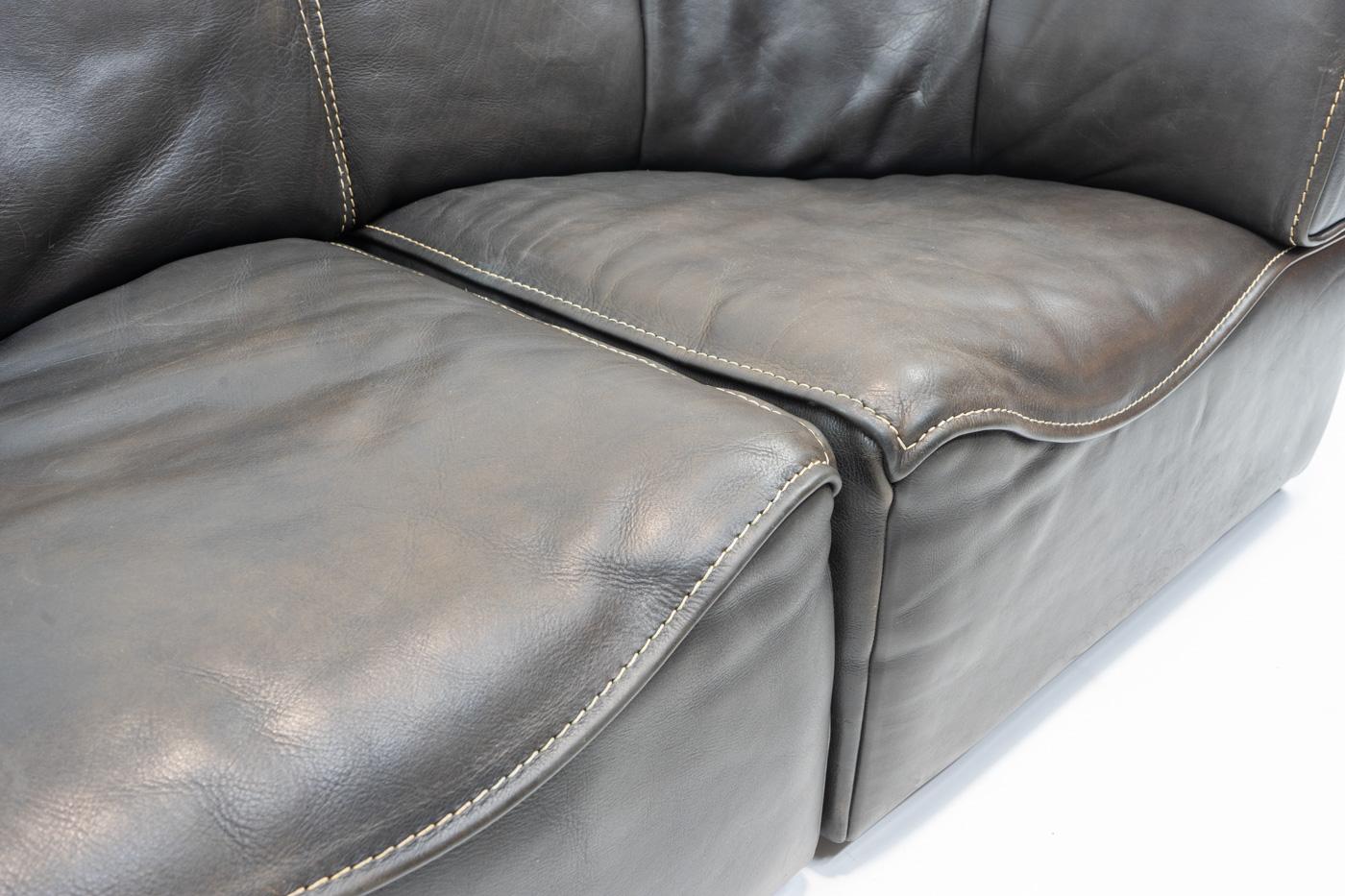 Swiss Design Vintage De Sede DS-15 Settee, 1970s For Sale 3