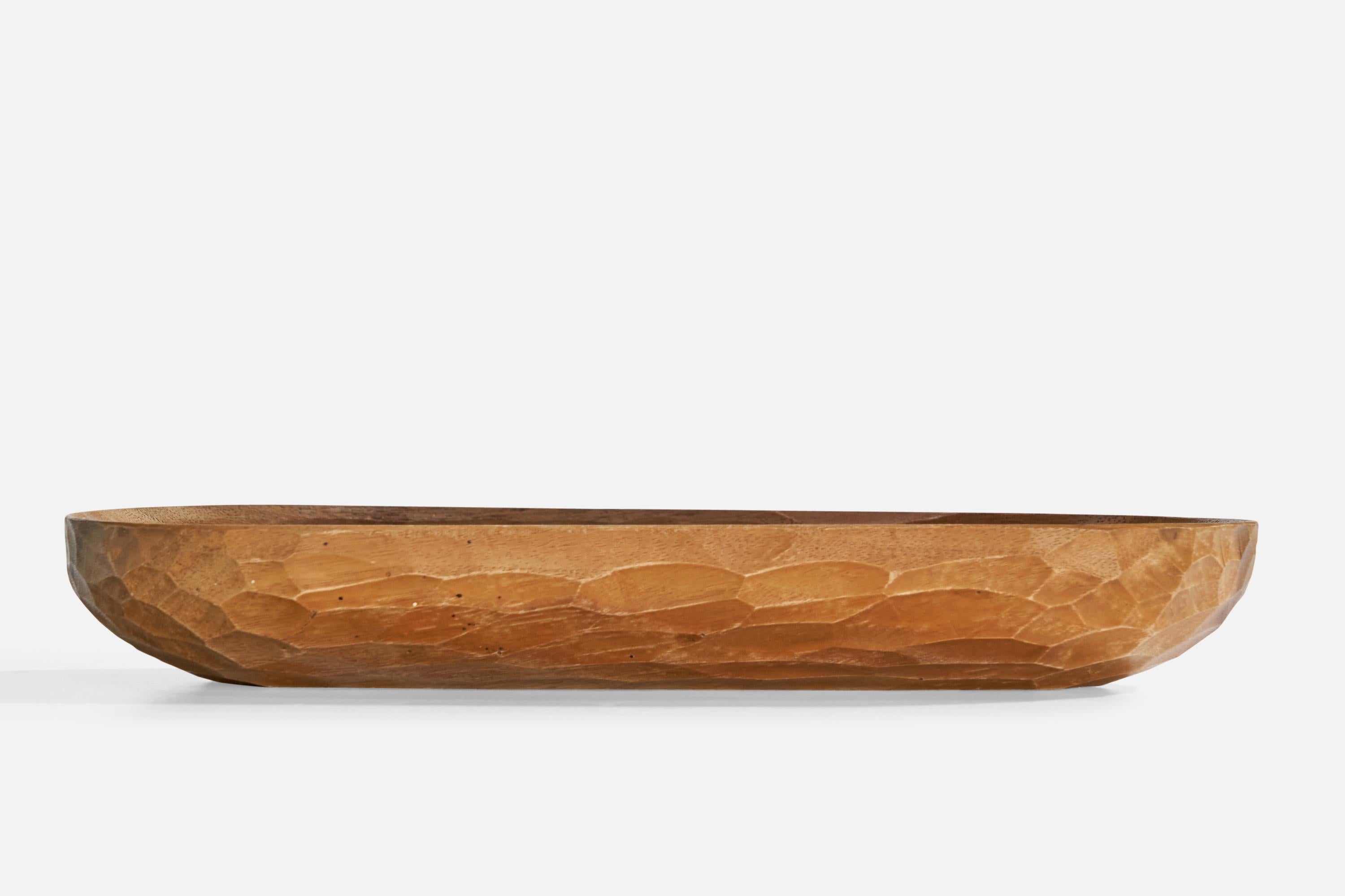 Schweizer Designer, Schale, Holz, Schweiz, 1960er Jahre im Angebot 1