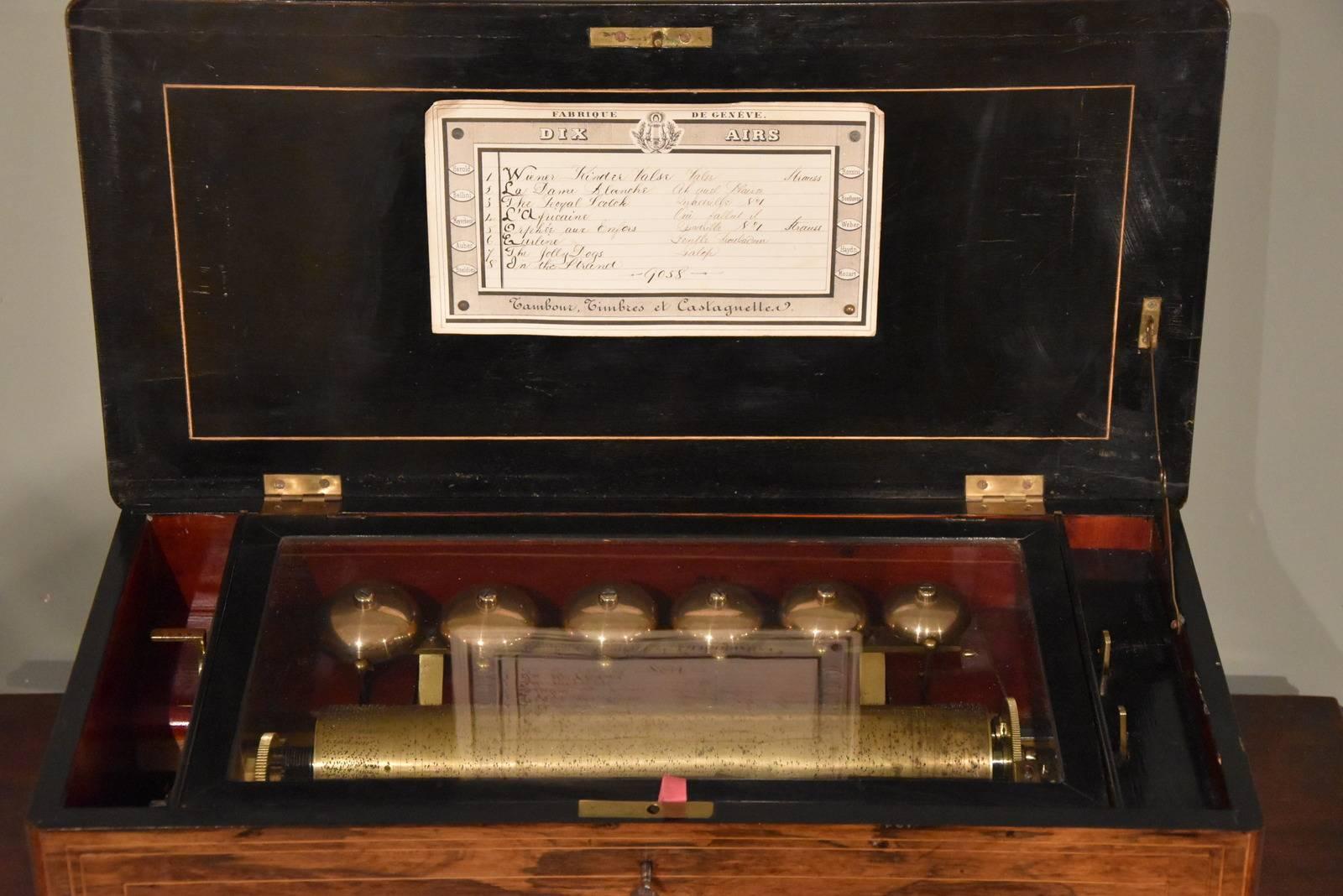 Victorian Swiss Eight Air Music Box