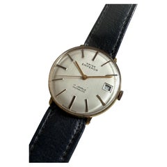 Swiss Emperor 17 jewel inclobloc manual wind, 33mm gold plated steel case, c1966
