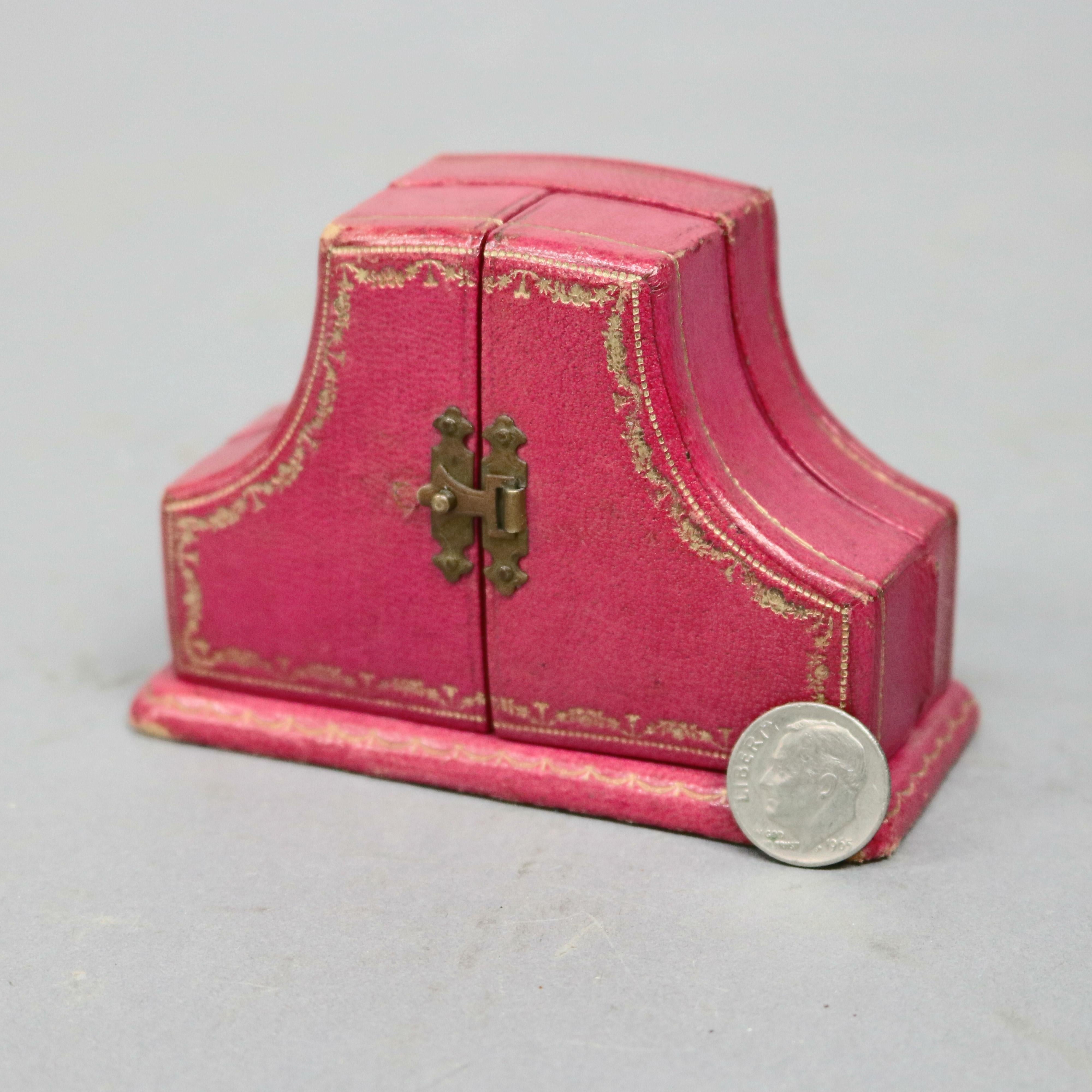 20th Century Swiss Faberge School Guilloche Enamel and Sterling Travel Clock by H. Neveux
